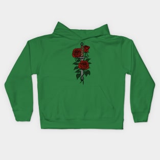 Flower on the Knife Kids Hoodie